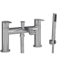 Flowline Bath Shower Mixer inc Shower Kit - Chrome