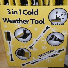 Cold Weather Tool : Blade + Flexi Head + Brush + Scraper