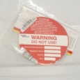 Warning Do Not Use Sticker