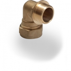 Compression Male Iron Elbow 15Mm X 1/2"
