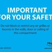 Label Important Do Not Block Pack Of 10