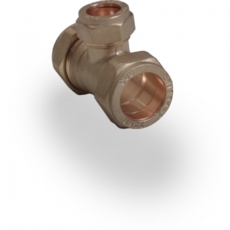 Compression Branch Reducing Tee - 22Mm X 22Mm X 15Mm