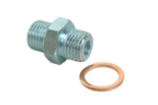 Hex Nipple Male 1/4 Bsp Oil Line Union
