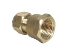 10Mm X 1/4 Bsp Compression Female Iron Coupler
