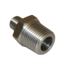 3/8 X 1/8 Bspt Hex Nipple For Don Carbon Leg Elbow