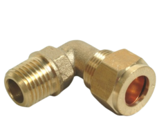 Compression 10Mm X 1/4 Bsp Male Iron Elbow