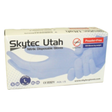 Gloves Nitrile Large 100 Bluew Powder Free Ans92670
