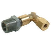Adaptor Elbow For Carbon Leg Aga Burner Base End