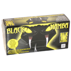 Black Mamba Gloves Nitrilie Black Extra Large Box Of 100