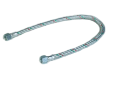 Oil Line Metal Braided 500Mm 18" 1/4 F X 1/4 F