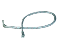 Oil Line Metal Braided 900Mm 1/4M Elbow X 3/8F Mectron