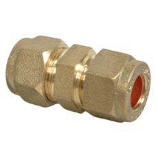 8Mm Compression Coupler Straight Adaptor