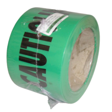 Warning Tape Oil Line 100M Roll Green