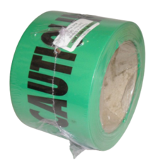 Warning Tape Oil Line 100m Roll Green