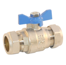 Grant Isolation Valve 22mm blue handle  MPCBS101