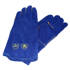 Large Blue Gauntlet Pair Size 11 Glove