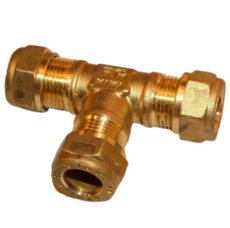 Compression Equal Tee - 15Mm