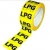 Tape "LPG" Yellow/Black 50mm x