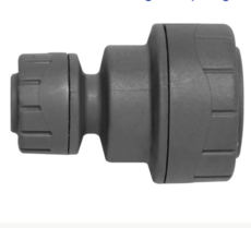Polyplumb Pushfit Coupler Reducer - 22Mm X 15Mm