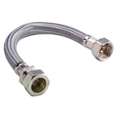 Flexible Tap Connector - 22mm x 3/4'' x 500mm