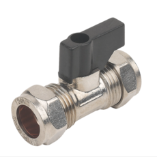 15mm x 15mm Isolating Valve With Valve Handle
