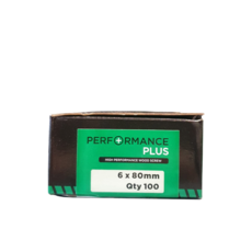 Samac Performance Plus 6 X 80Mm Wood Screw 100