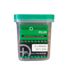 Samac Performance Plus 5 X 50Mm Wood Screw 450