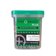 Samac Performance Plus 5 X 100Mm Wood Screw 200