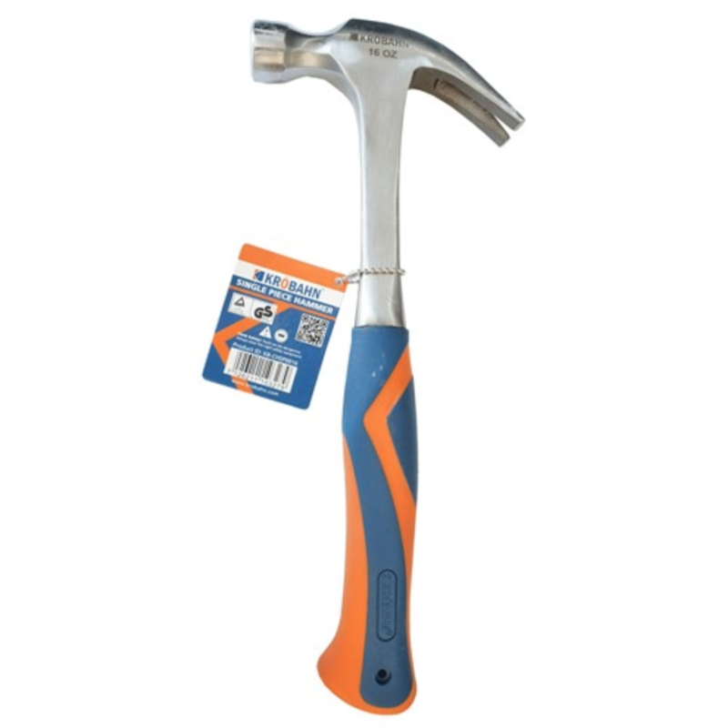 Krobahn Single Piece Claw Hammer 16Oz