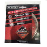 Pioneer Tile Cut Blade Super Thin 115 X 22.2Mm