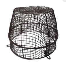 Terminal Guard Round Brown Plastic Coated