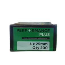 Samac Performance Plus 4 X 25Mm Wood Screw 200
