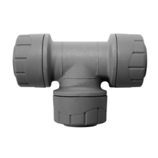 Polyplumb Pushfit Equal Tee - 22Mm