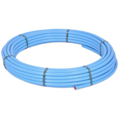MDPE Blue Pipe Coil 25m X 25mm