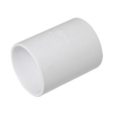 Solvent Weld Waste 40Mm Coupling - White