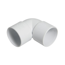 FloPlast Solvent Weld Waste 32mm 90deg Knuckle - White