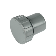 Solvent Weld Waste 32mm Access Plug - Grey