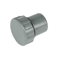 Solvent Weld Waste 32Mm Access Plug - Grey