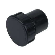 Solvent Weld Waste 40mm Access Plug - Black