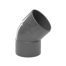 Solvent Weld Waste 40Mm 135Deg Knuckle - Grey