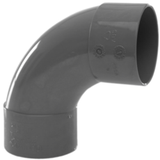 Solvent Weld Waste 32Mm 90.25Deg Knuckle - Grey