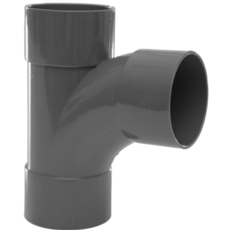 Solvent Weld Waste 40Mm Tee - Grey