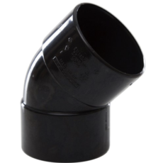 Solvent Weld Waste 32Mm 135Deg Knuckle - Black