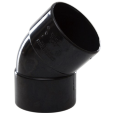 Solvent Weld Waste 32mm 135deg Knuckle - Black