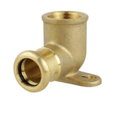Compression Wallplate Elbow 15Mm X 1/2''