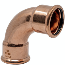 Press Fit Gas Elbow - 15Mm