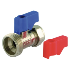 Washing Machine Valve Straight 15Mm X 3/4"