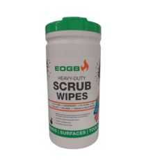 Eogb Scrub Wipes Tub of 80 H/D Wipes