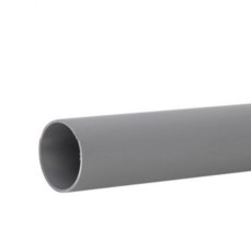 Solvent Weld Waste 50mm x 3m Waste Pipe - Grey