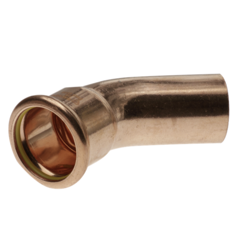 Press Fit Gas 45Deg Street Elbow - 22Mm